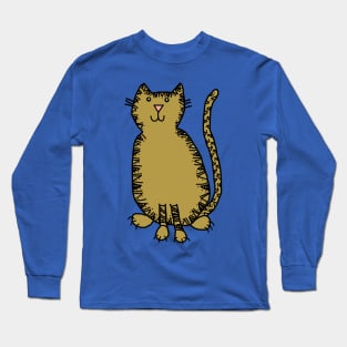 Cute Big Cat Year of the Tiger Long Sleeve T-Shirt